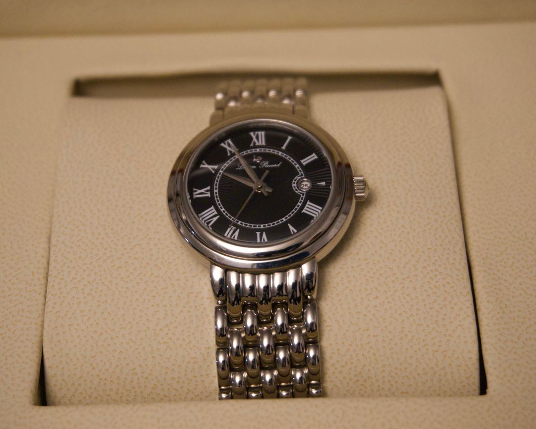 Lucien Piccard Fantasia Ladies Watch – Black Roman Dial, Sapphire-Crystal