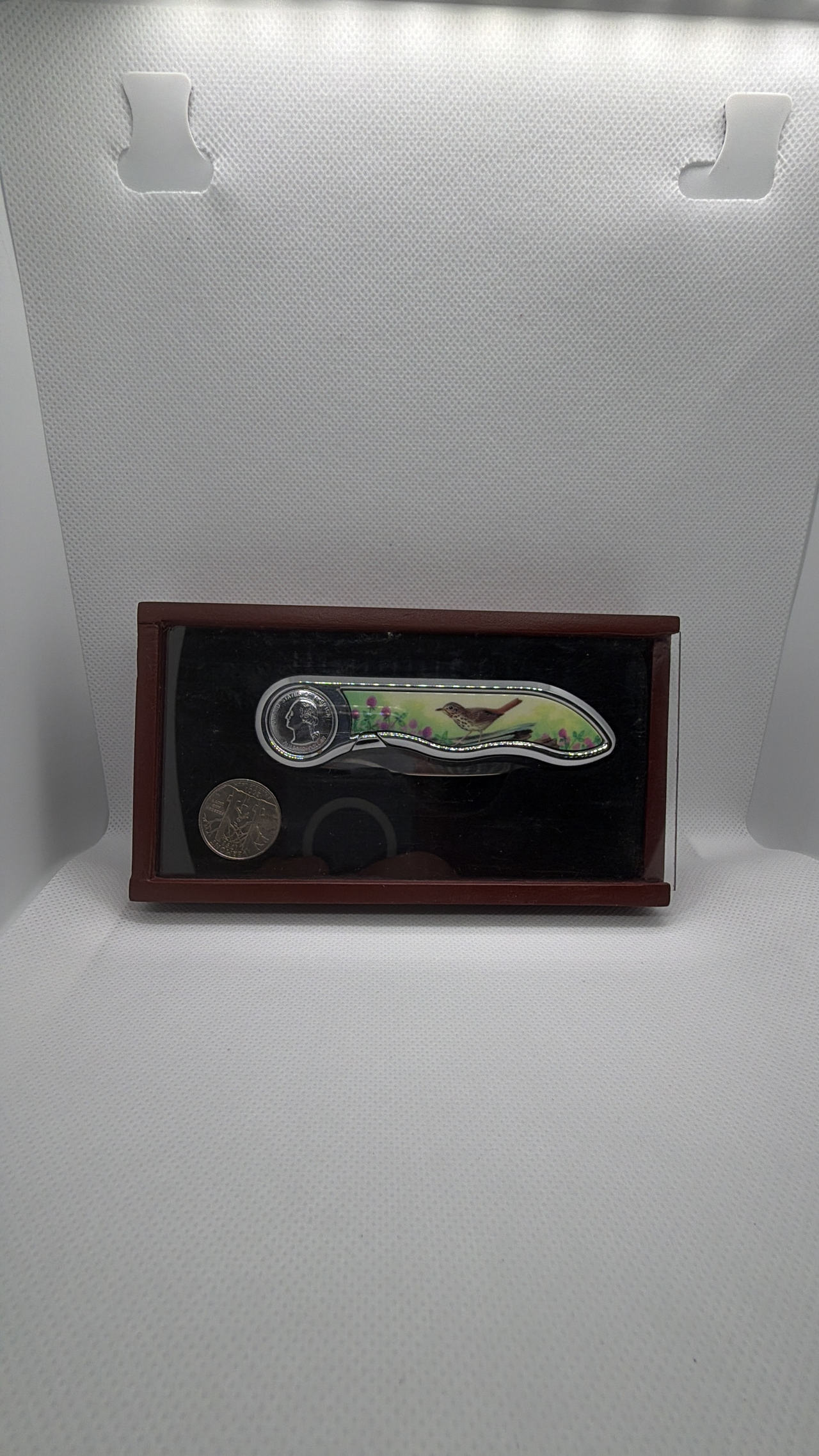 Vermont State Quarter Pocket Knife with Display Box