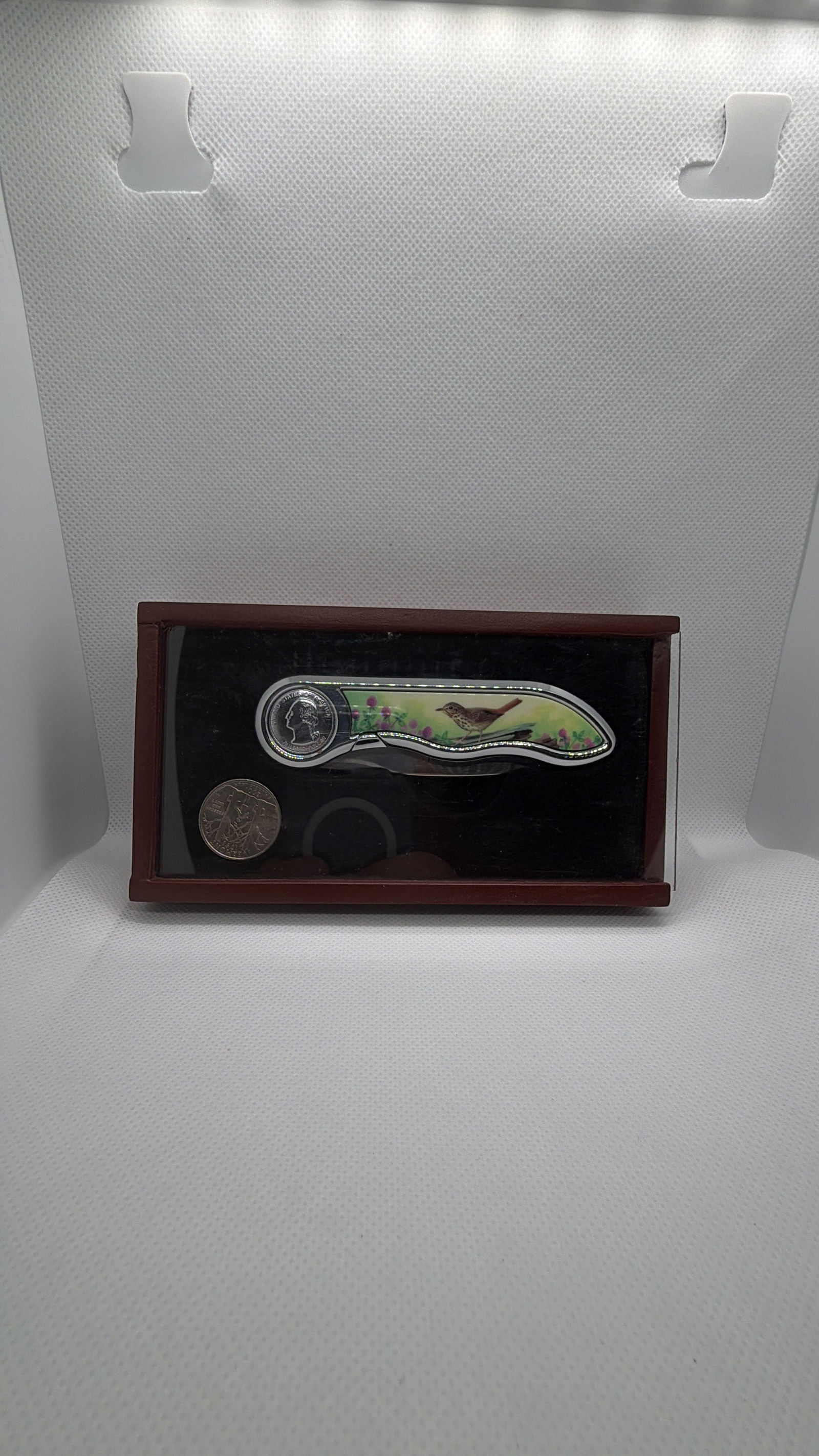 Vermont State Quarter Pocket Knife with Display Box