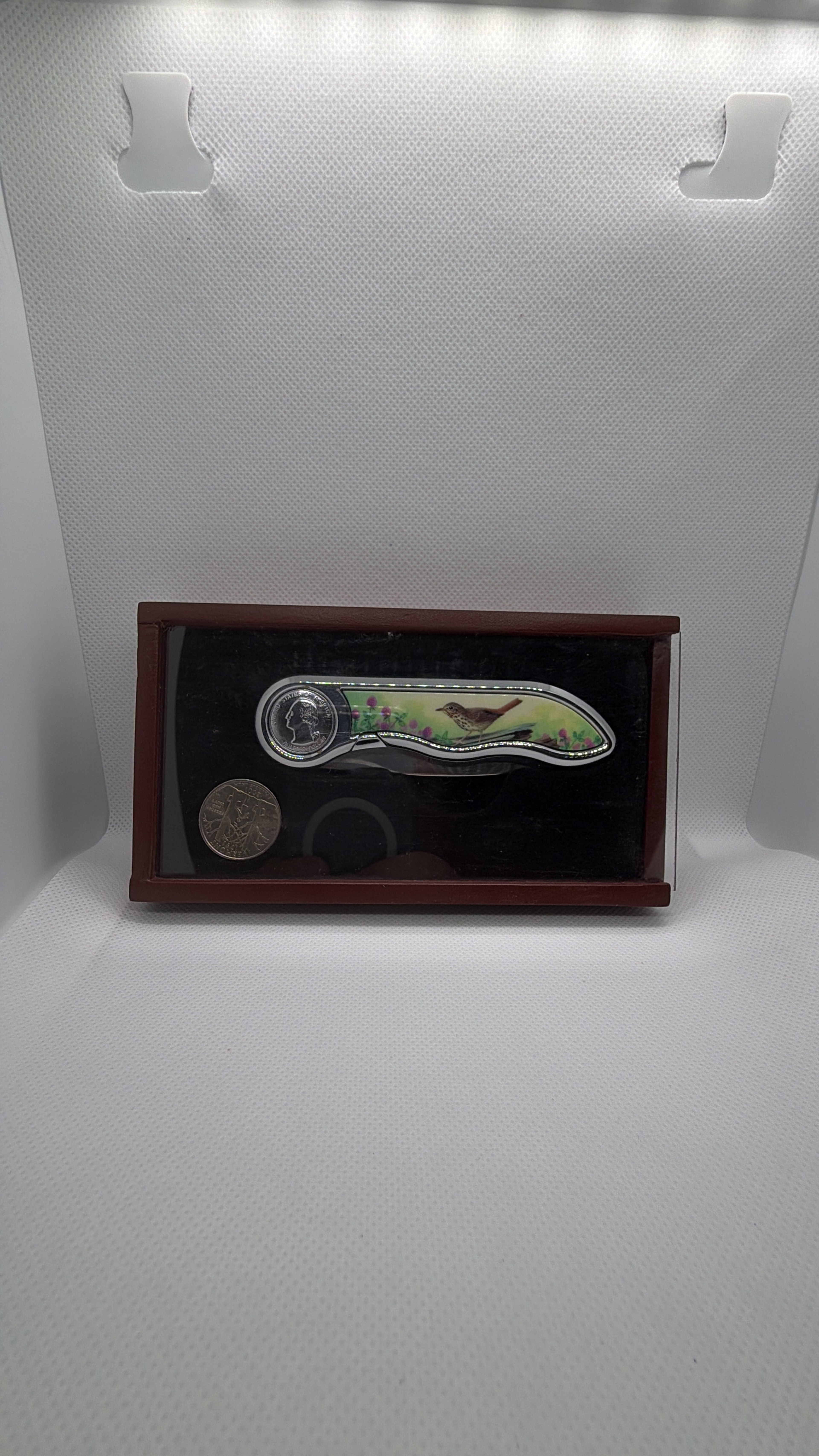 Vermont State Quarter Pocket Knife with Display Box