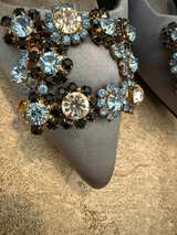 Roger Vivier Blue Flower Strass Buckle Pumps - Image 4