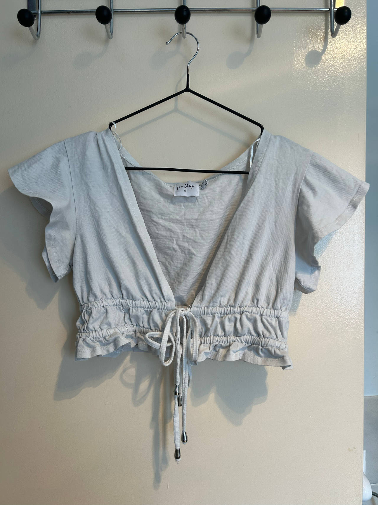Glassons Tie Front Crop Top
