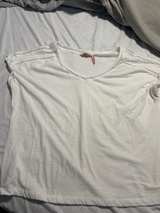 H&M Lace Trim V-neck T-shirt - Image 2