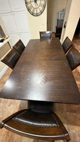 Ashley Dining Table Set Brown - Image 3