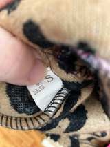 Small Leopard Print Sherpa Shacket with Pink Trim retro warm y2k - Image 5