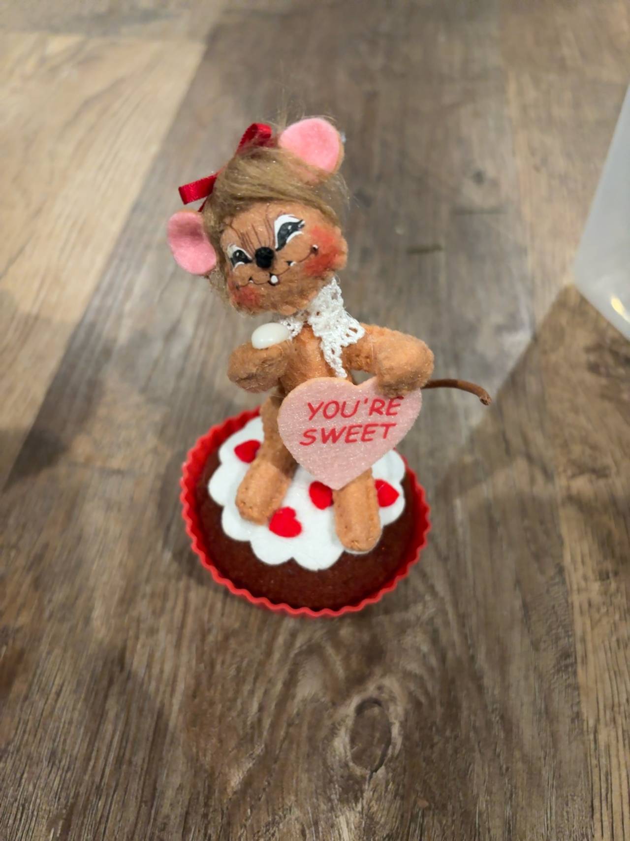 Annalee 3-Inch Red Mouse Cupcake Valentine Doll