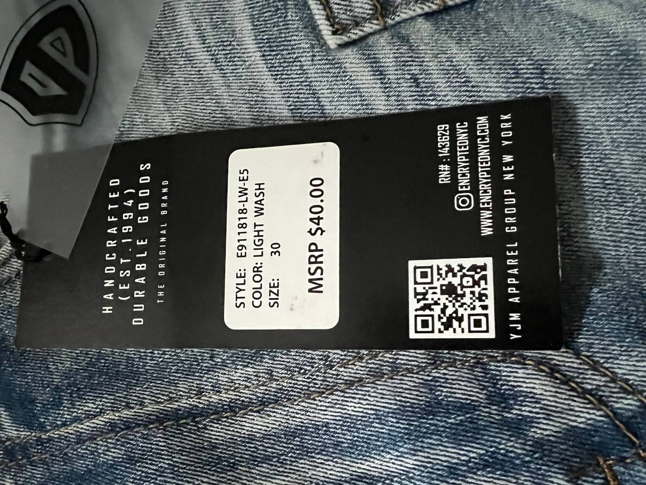 Encrypted NYC Jeans