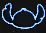 Disney Stitch Neon LED Wall Light Blue 11.8" x 7" - Image 3