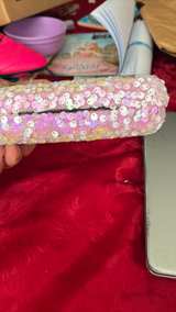 Barbie Pink Sequin Mini Barrel Bag and sunglasses - Image 4