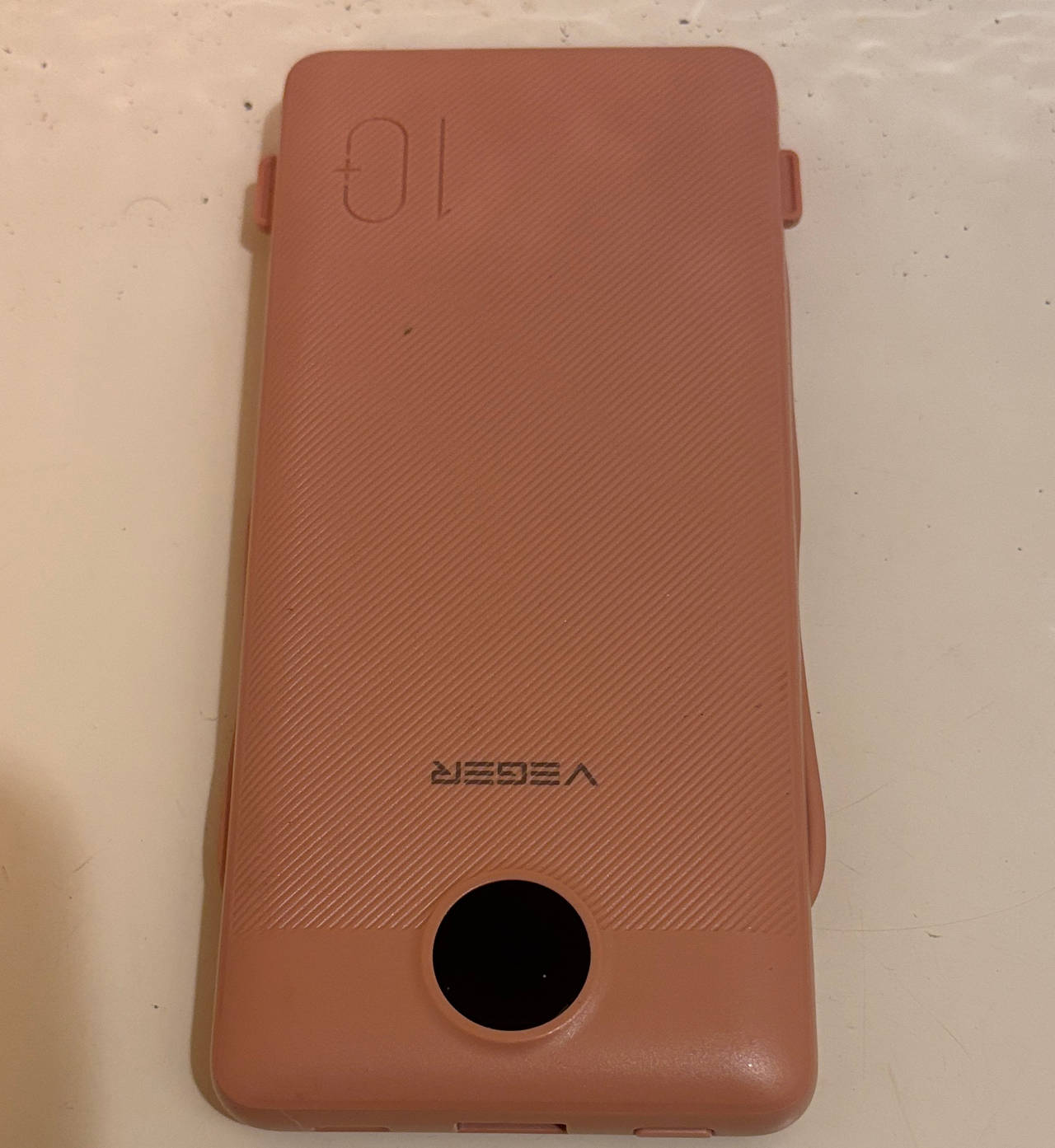 Veger 10000mAh Power Bank with Built-in Cables