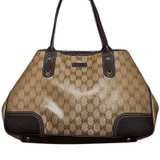 Gucci GG Crystal Princy Tote Brown - Image 1