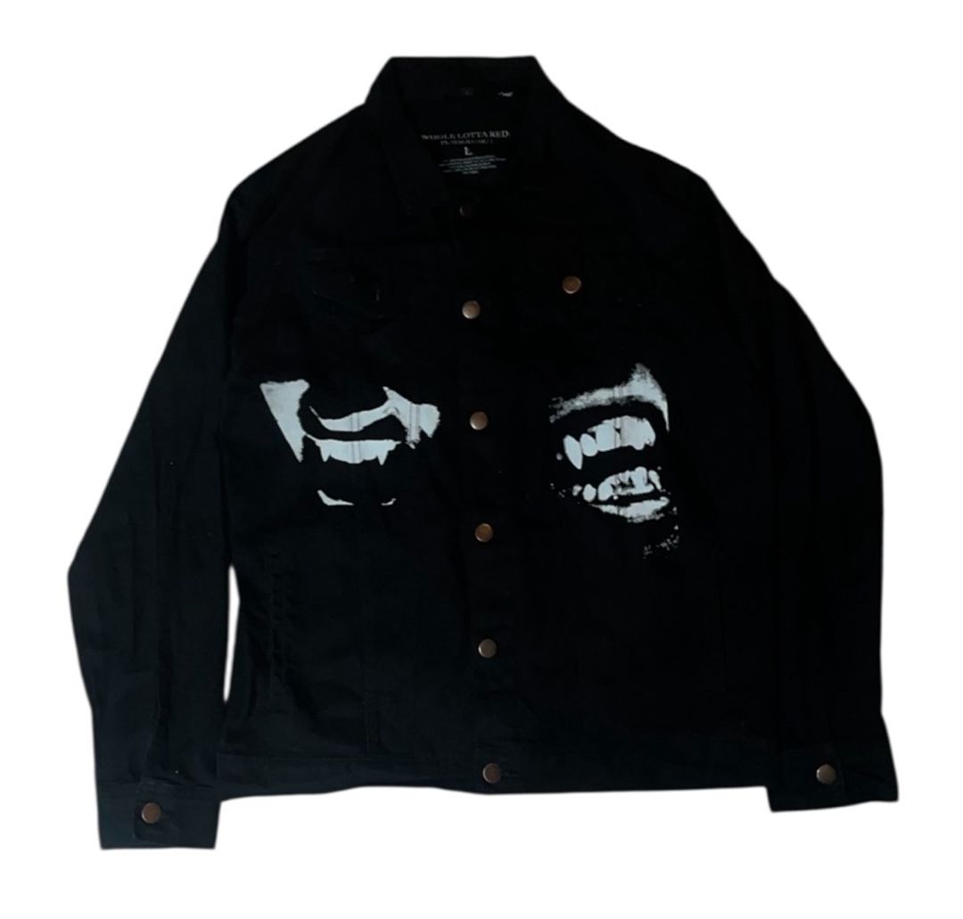 Playboi Carti Whole Lotta Red Denim Jacket