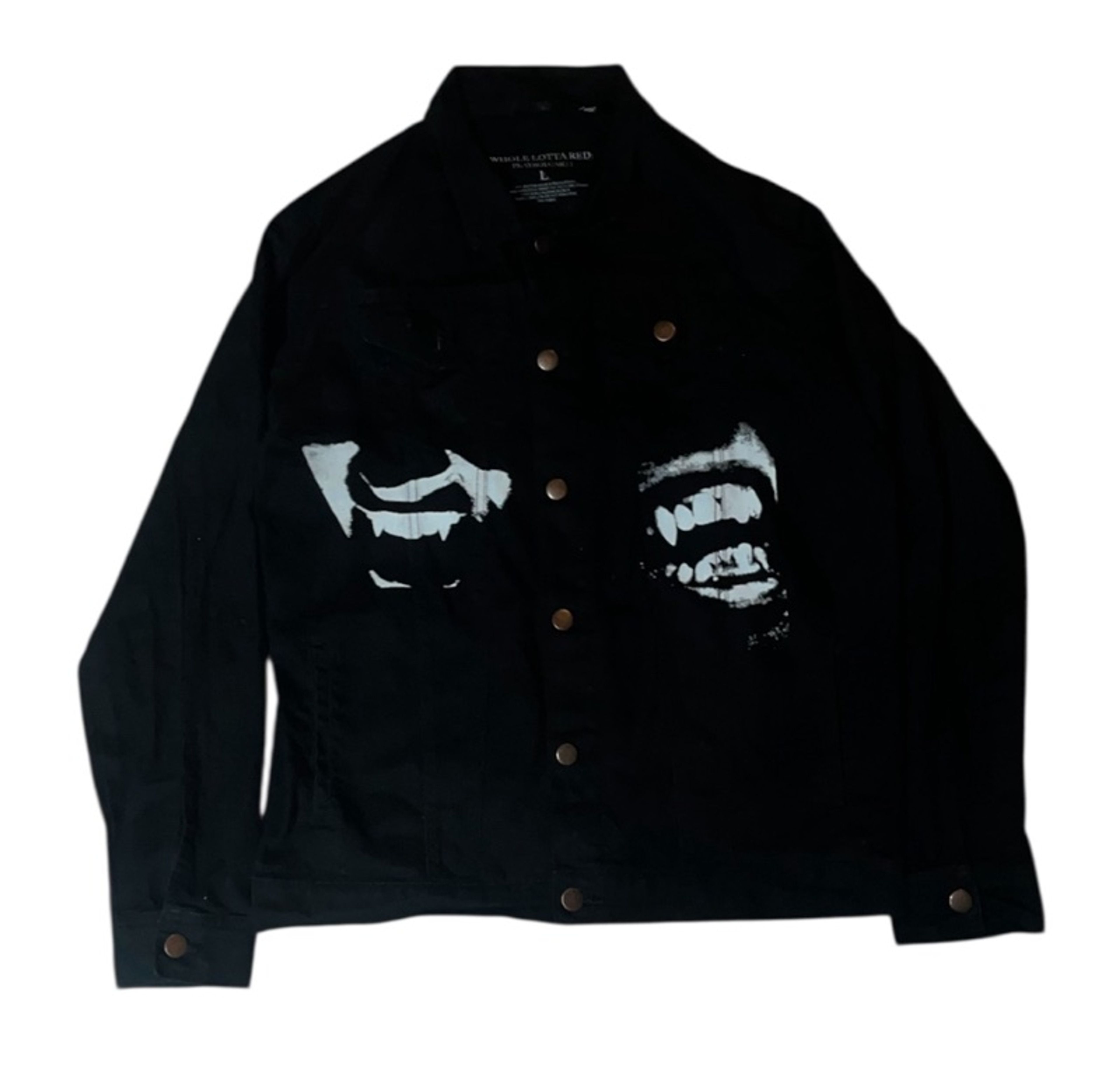 Playboi Carti Whole Lotta Red Denim Jacket