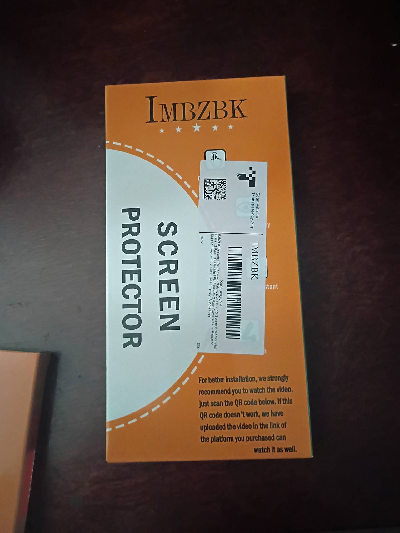 IMBZBK Screen Protector for Samsung Galaxy S23 Ultra 5G