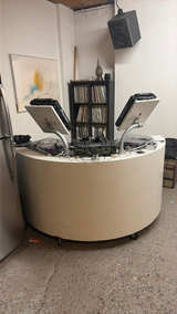Dual Sf DJ Workstation with Record Storage - Image 2