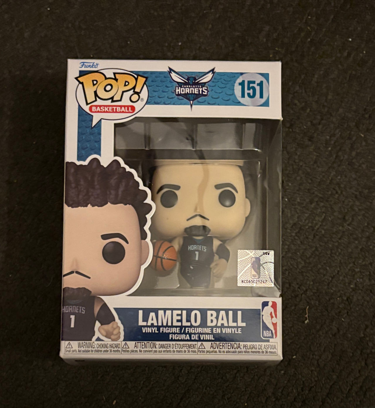 Funko Pop! Basketball: LaMelo Ball (Charlotte Hornets) #151