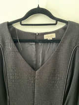 Witchery Textured Black Dress - Image 1