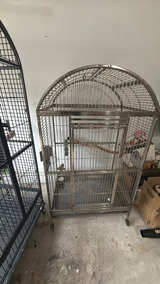 A&E Cage Co. Extra Large Stainless Steel Dome Top Bird Cage - Image 2