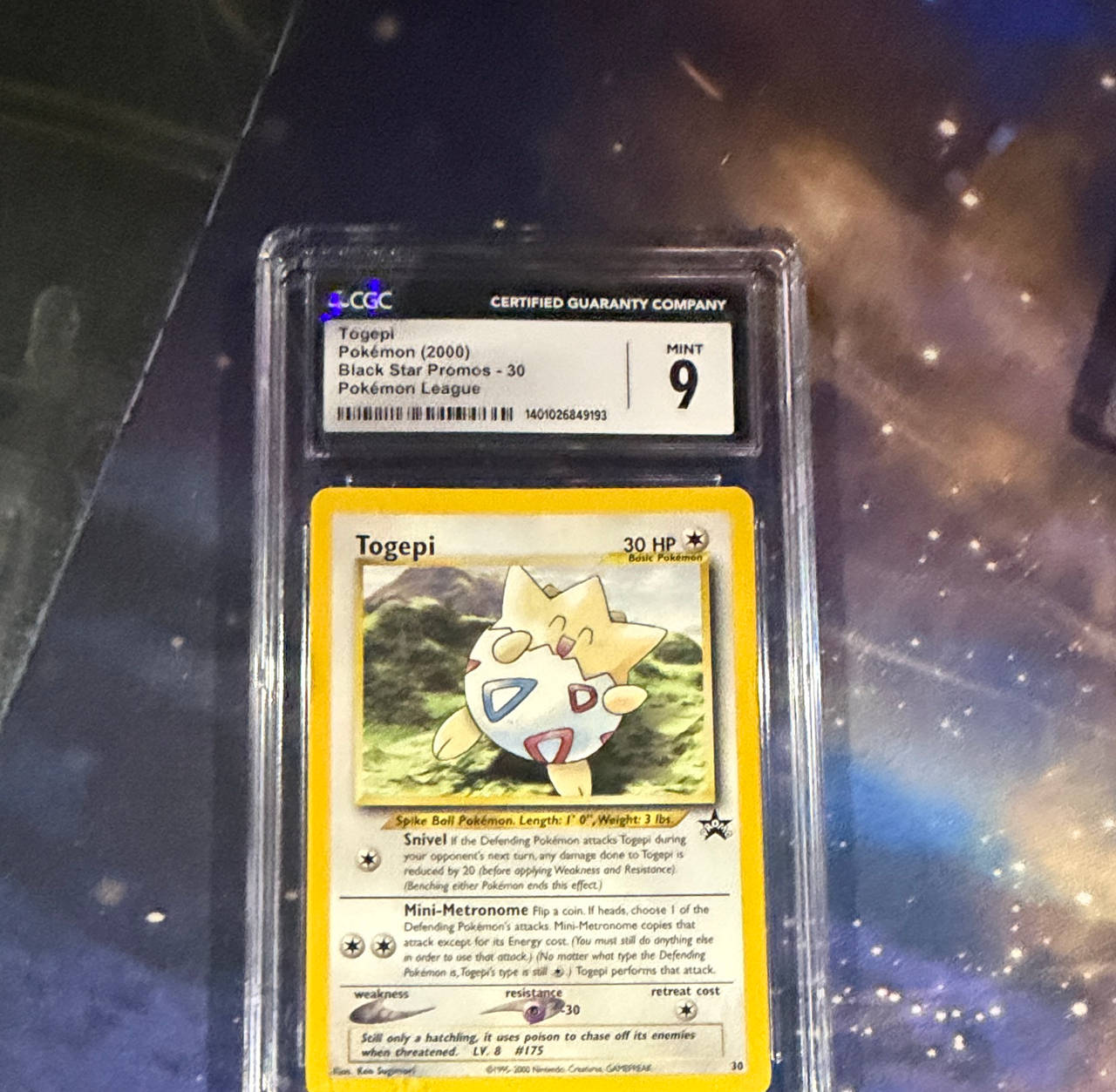 Pokémon Togepi Black Star Promo #30 CGC 9
