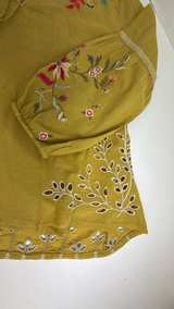 Johnny Was Embroidered Floral Peasant Blouse medium - Image 5