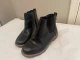 The Children's Place Boys Black Faux Leather Chelsea Boots - Image 1