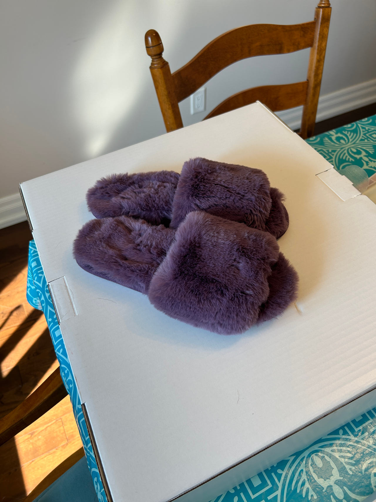 Faux Fur Slippers