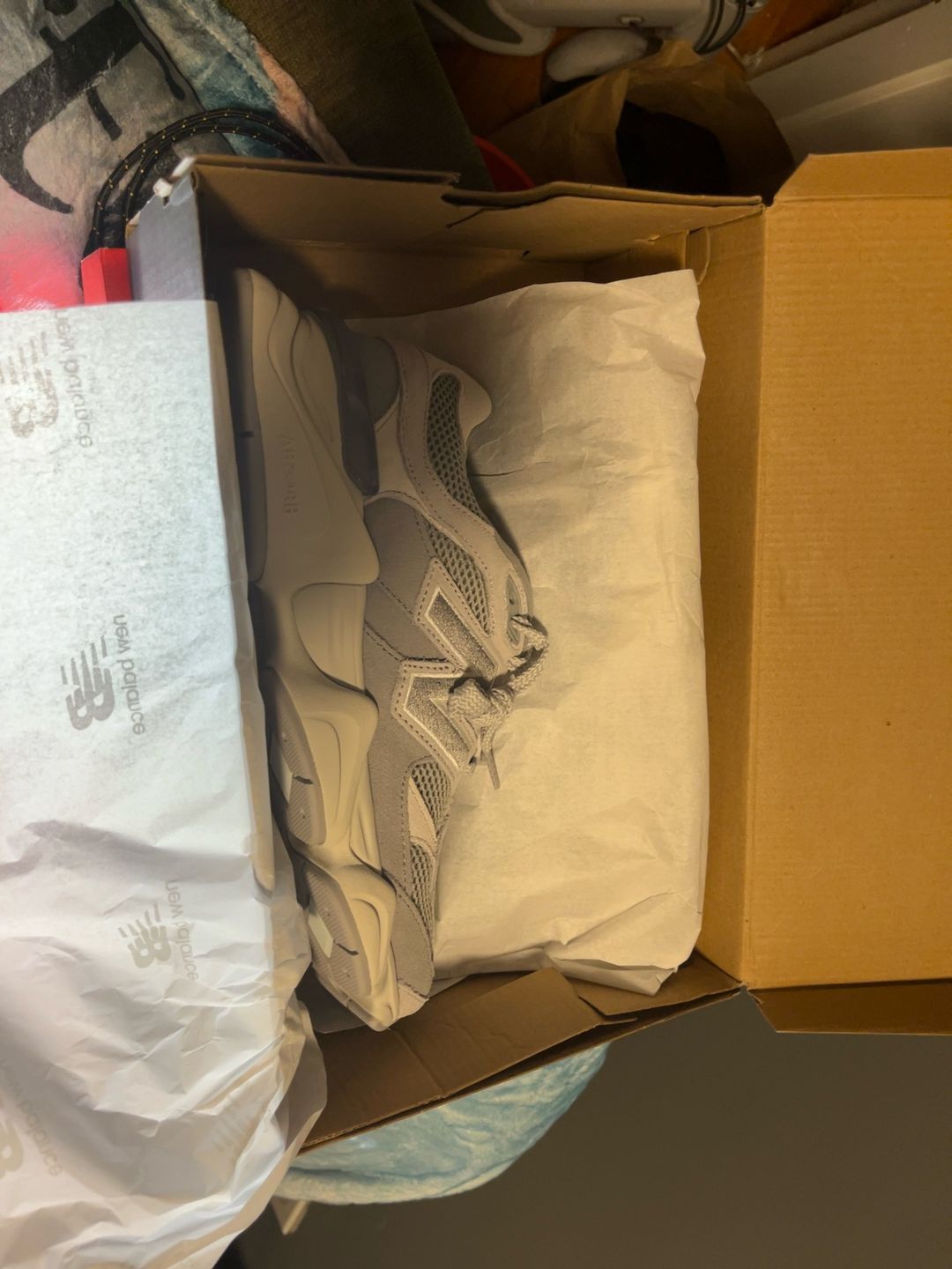 New Balance 9060 Slate Grey size 9.5 men’s 11.5 women’s