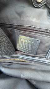 Coach Black Pebbled Leather Shoulder Bag - Image 6