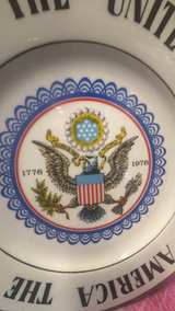 1976 Bicentennial Great Seal of the United States eagle Commemorative Plate - Image 2