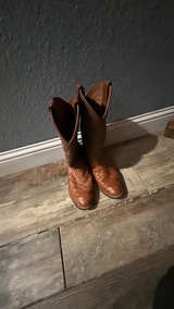 Ostrich Leather Cowboy Boots Tony Lama - Image 2