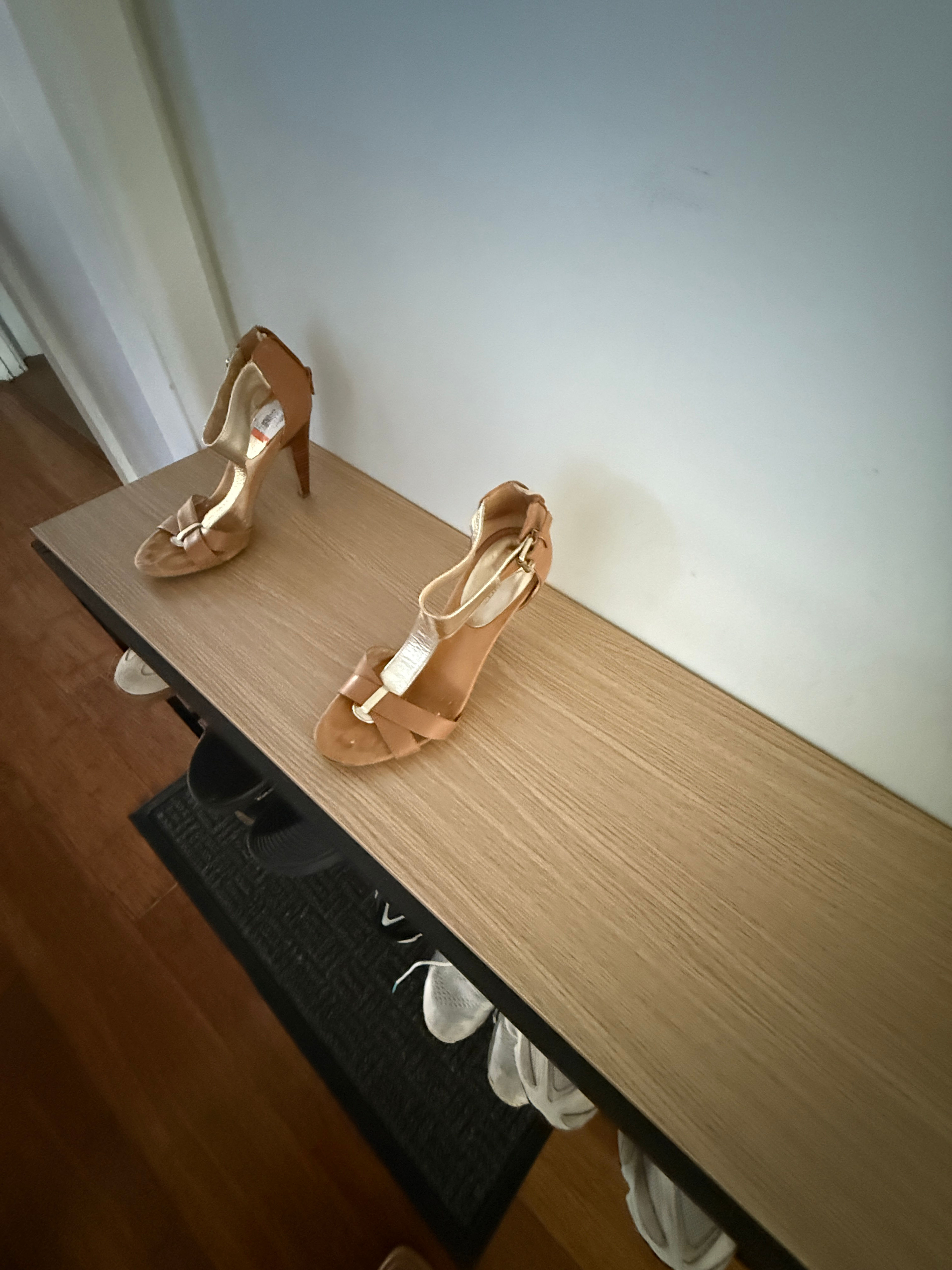 Nude High Heel Sandals