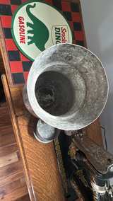 Antique Hammered Copper Tinned Water Jug - Image 2