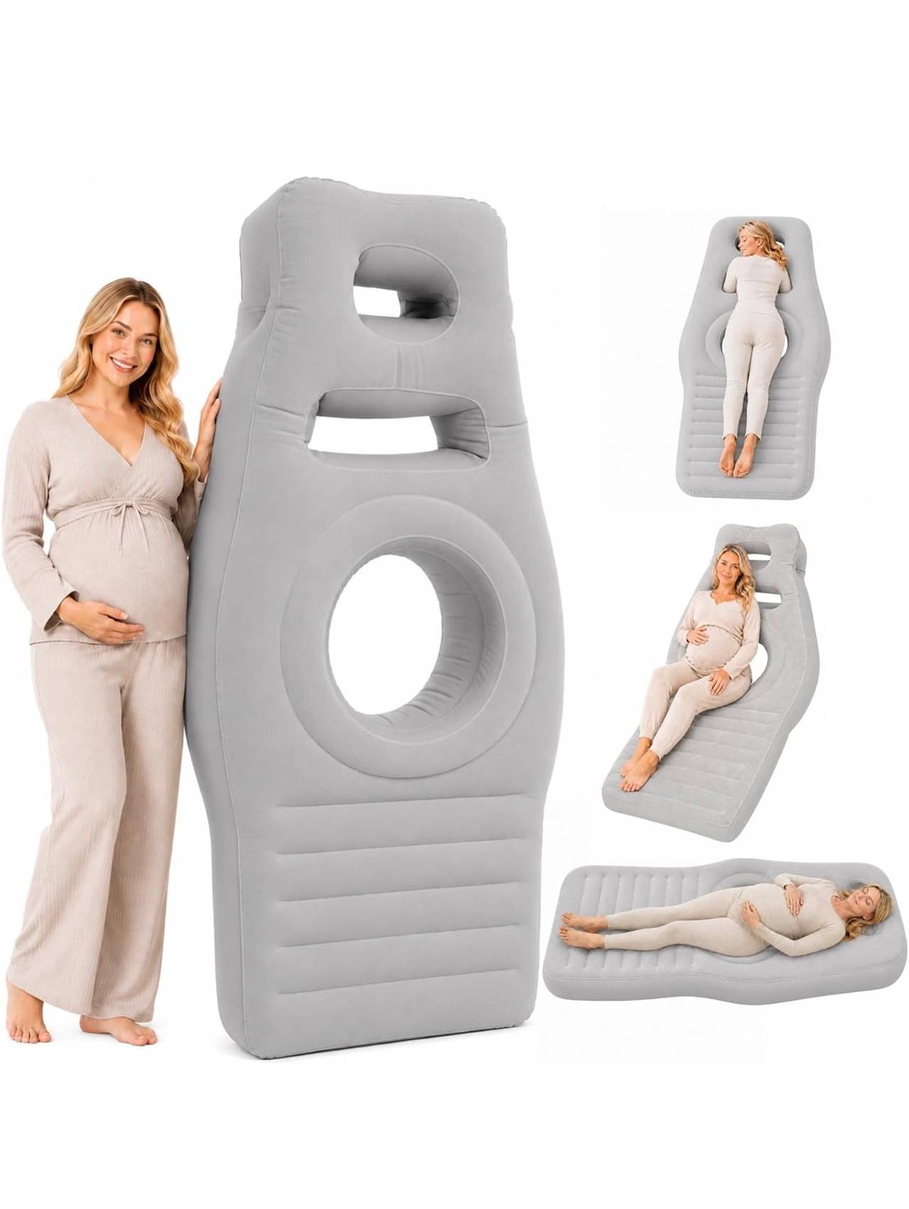 Cozy Bump Inflatable Pregnancy Pillow Bed