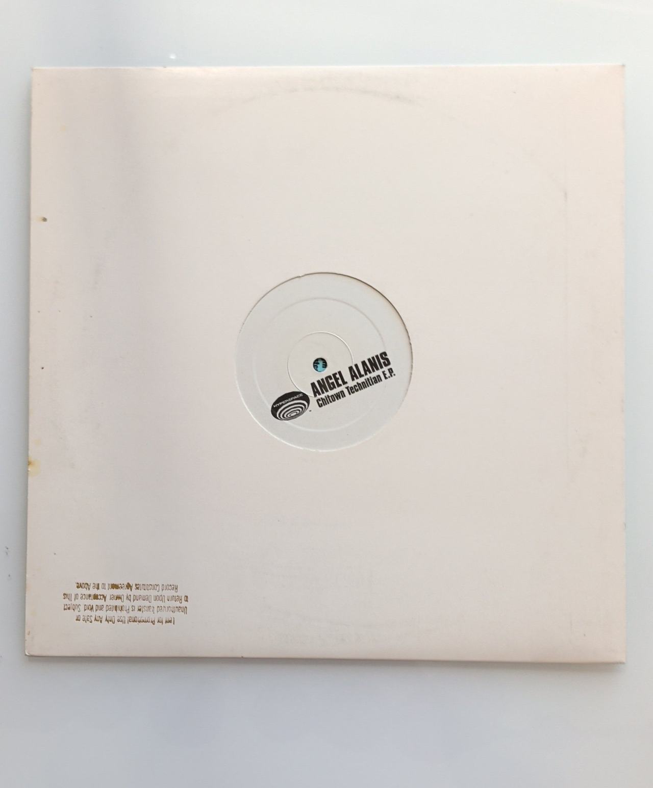 Angel Alanis - Chitown Technotian E.P. 12" Vinyl