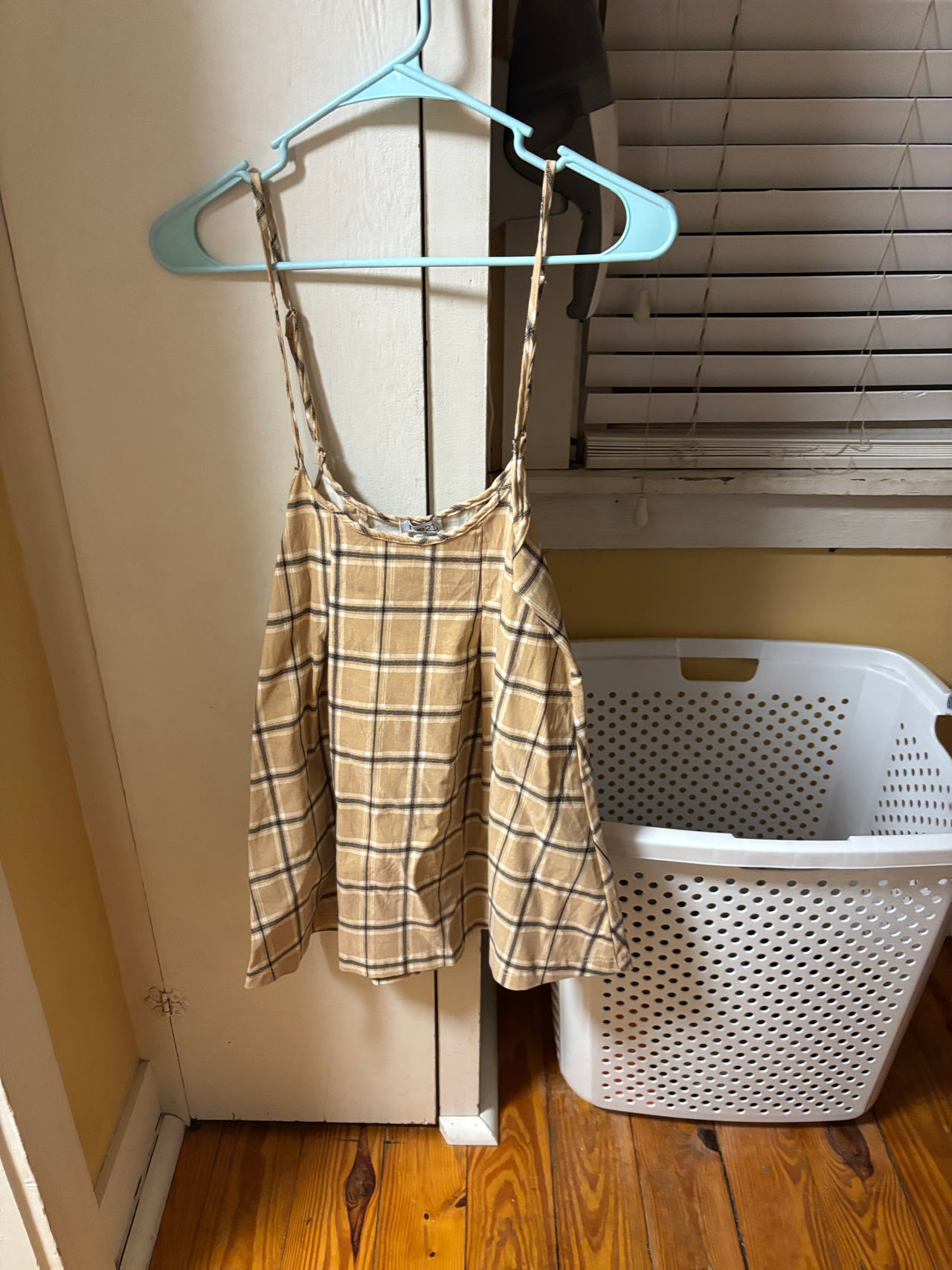 Wild Fable Plaid Suspender Mini Skirt