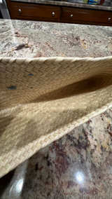 Jade Buddha Pendant Purse Straw Bag Weaved  - Image 3
