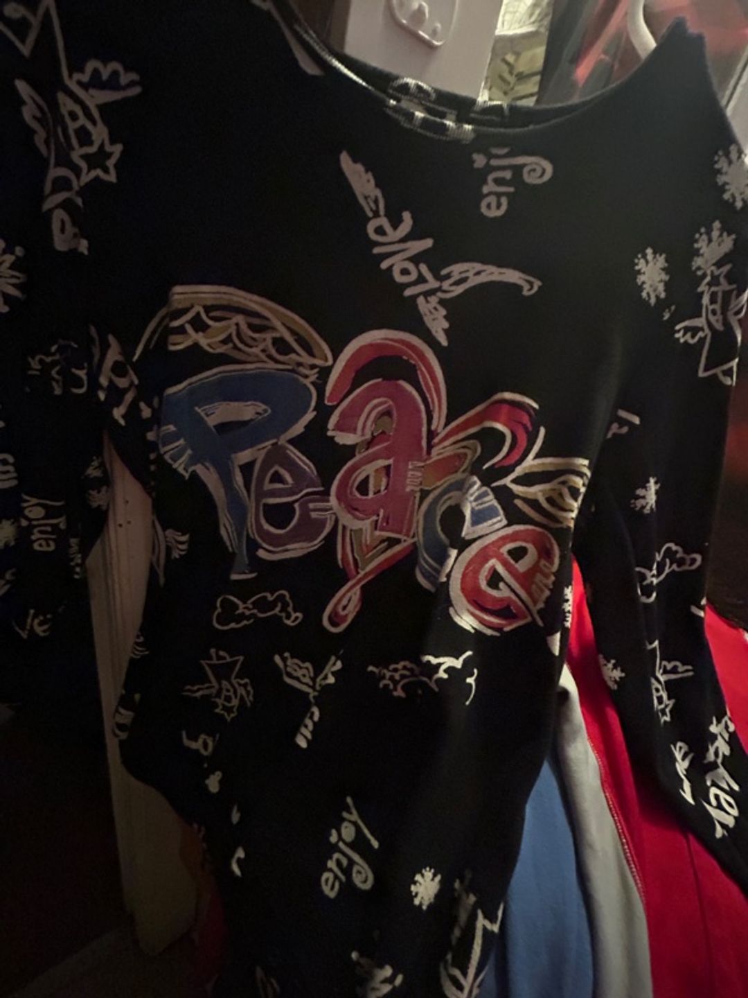 Chico's Women's Peace Long Sleeve Shirt