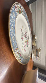 Lenox Ming Birds Oval Serving Platter " Gold Backstamp 7pcs - Image 4