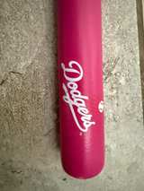 Ballpark Collectibles Dodgers Pink Mini Bat - Image 3