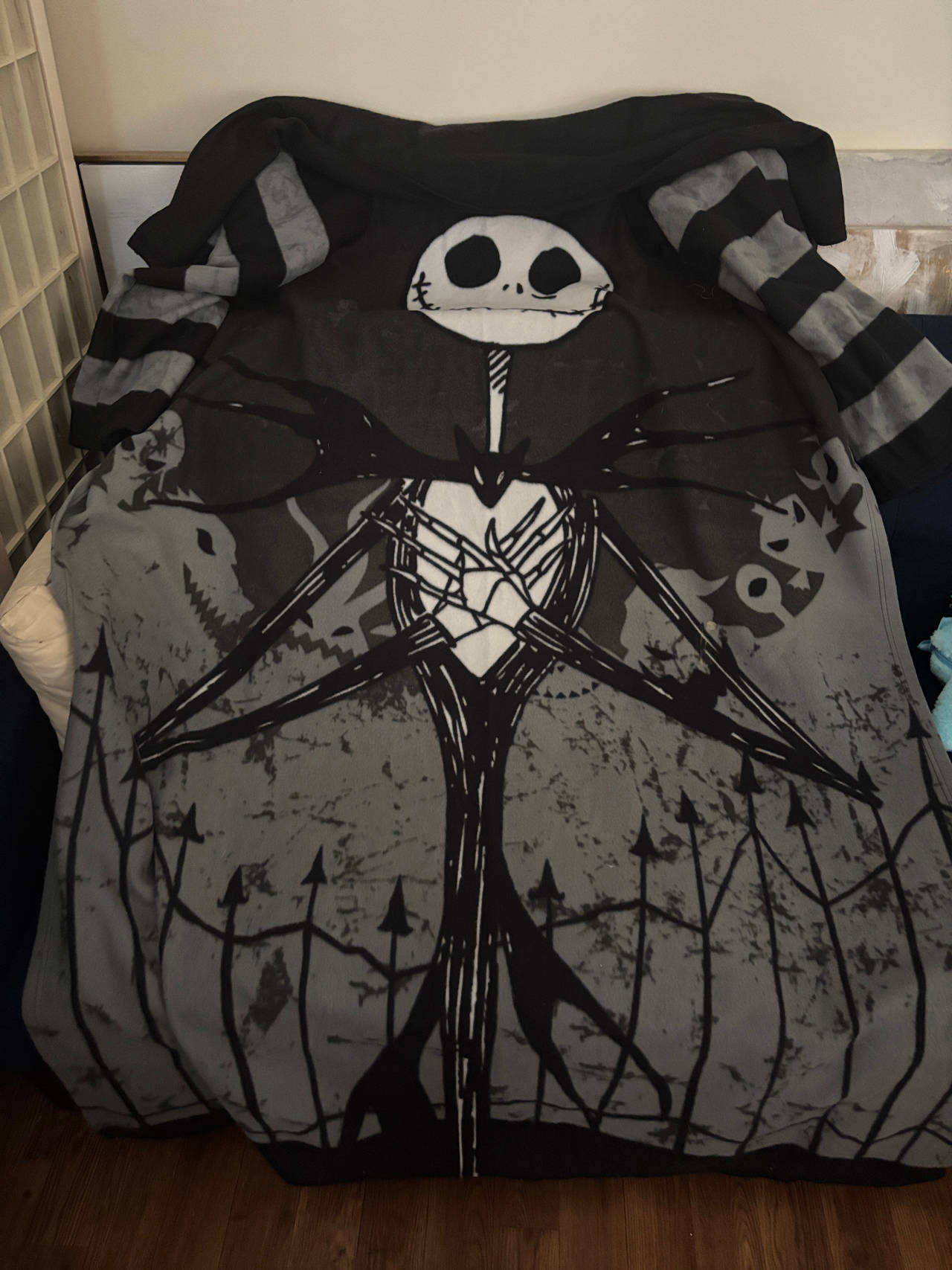 The Nightmare Before Christmas Jack Skellington Throw/Rope Blanket