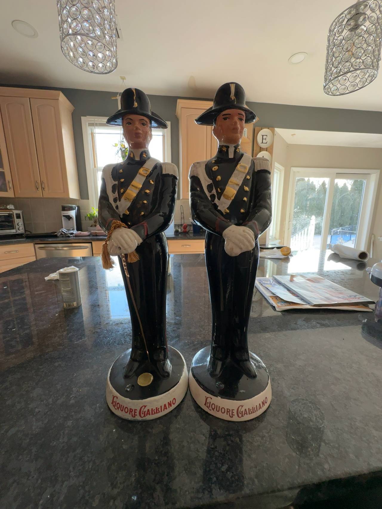 Galliano Soldier Decanter Figurine Vintage 1960s