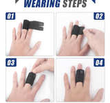 Vanzen Finger Splint 2-Pack Lightweight Cloth Buddy Straps - Image 5