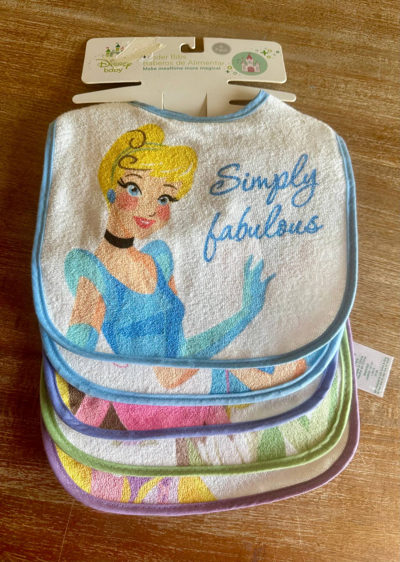 Disney Baby Princess Feeding Bibs 10-Pack