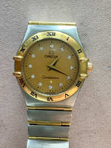 Omega Constellation Quartz Two-Tone Diamond Dial - Image 1