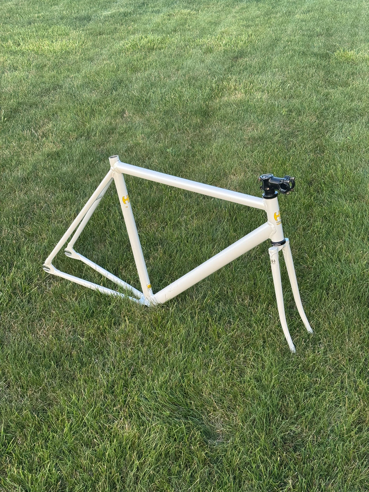 HH Aluminum Track Bike Frame - Havnoonian - Pearlescent White - 54cm Fixie