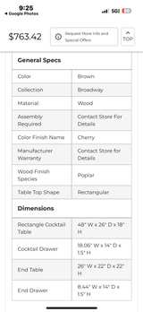 Rubin Furniture Lincoln Park Brown Wood End Table with Drawer - Image 2