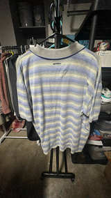 Bolle Golf Polo Shirt Blue Striped - Image 3