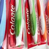 Colgate Wave ZigZag Soft Compact Toothbrush Lot of 9 Promo Purple Blue Green - Image 5