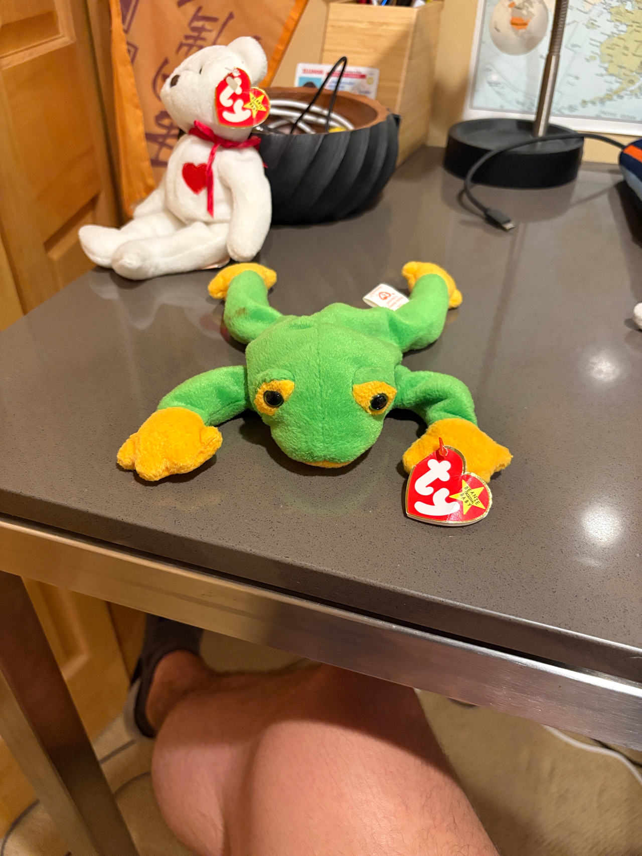 Ty Beanie Baby Smoochy the Frog