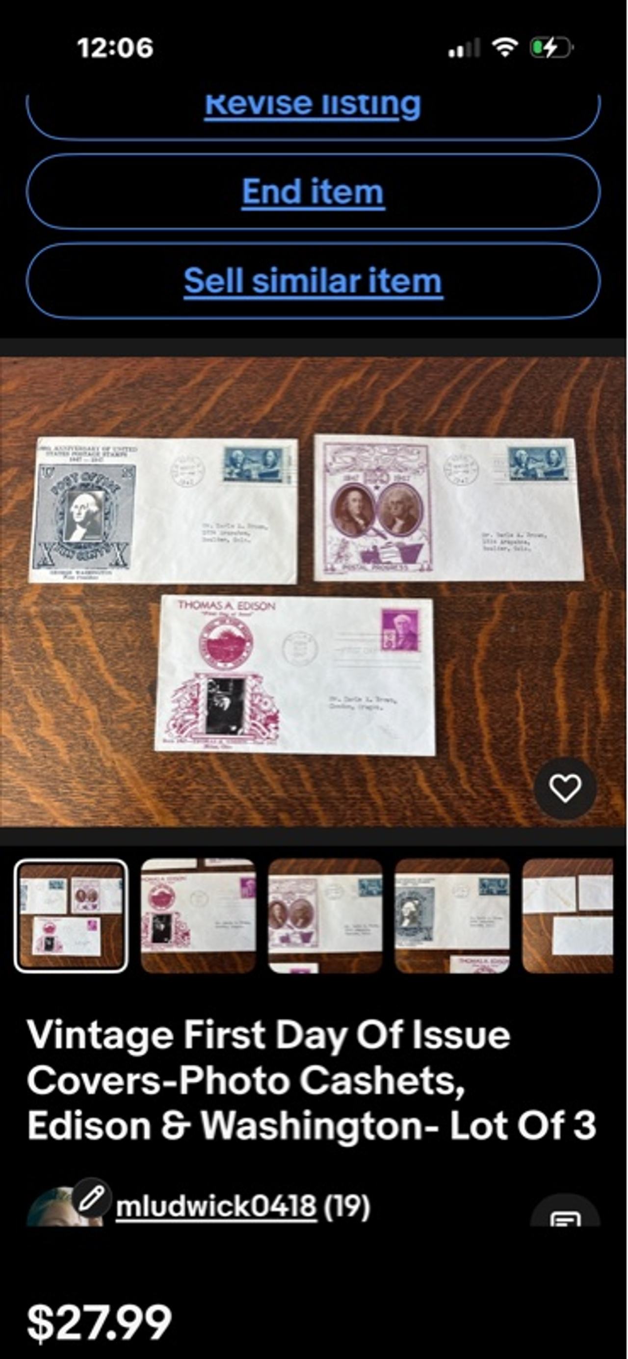 U.S. First Day Cover Vintage Stamp Lot 1950s